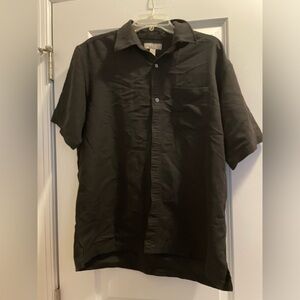Black L Joseph Abboud Short Sleeve Button Down